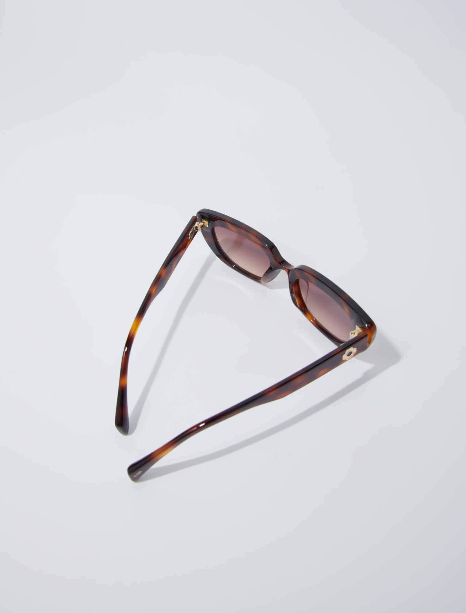 Occhiali sottili cat eye in acetato