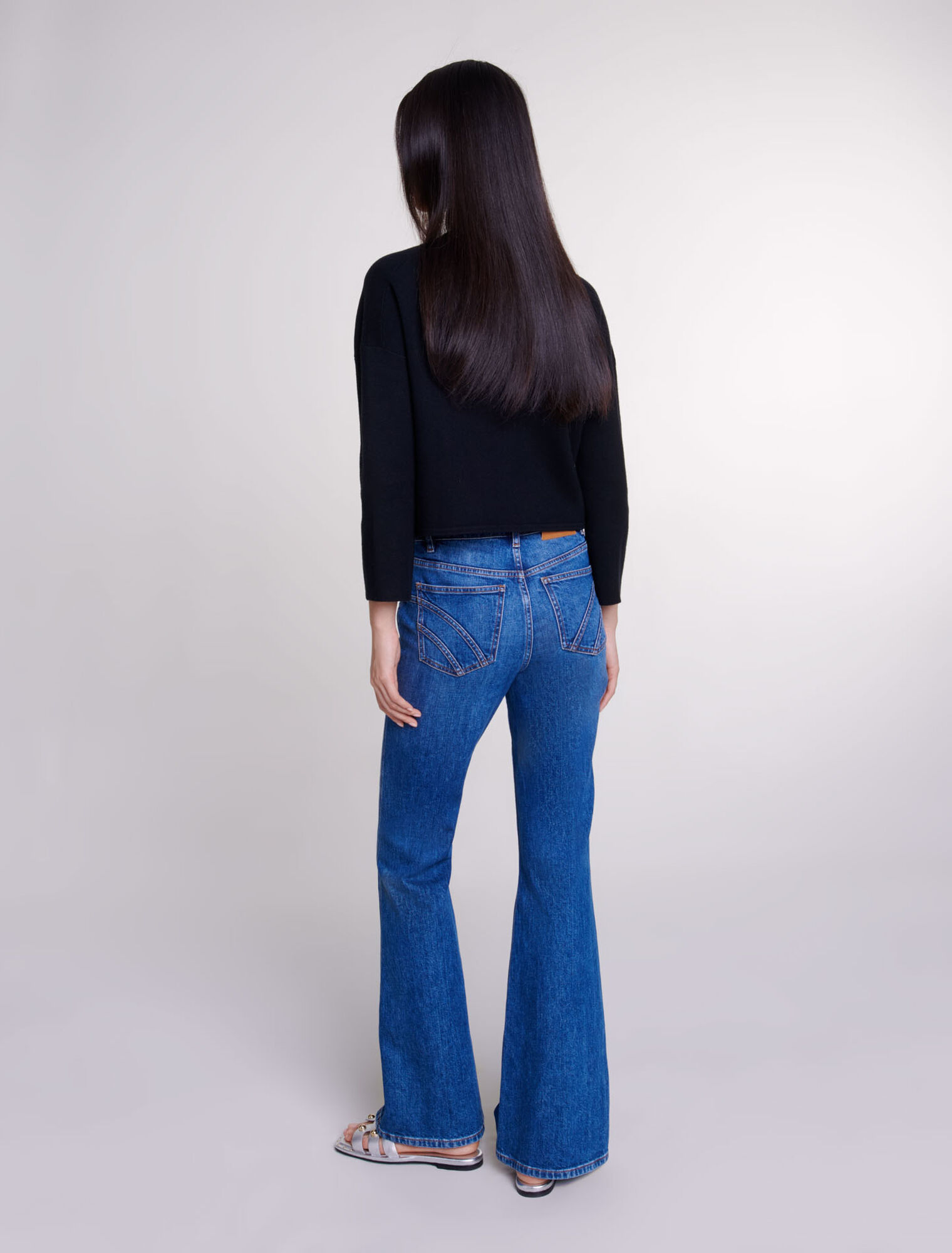 Cardigan corto in maglia