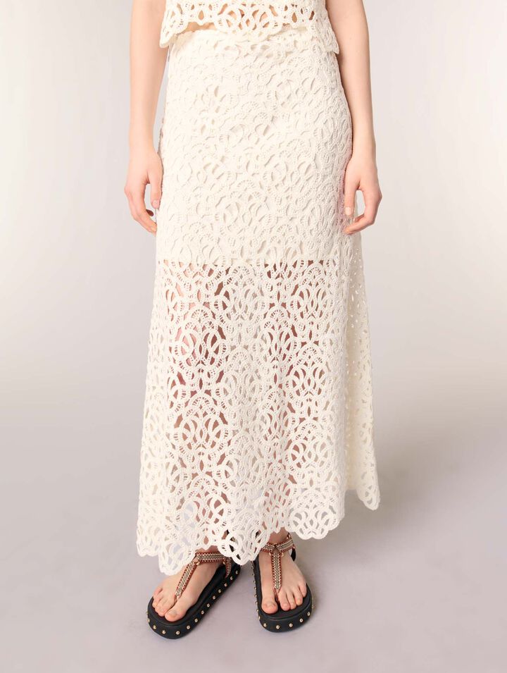 Gonna lunga in crochet