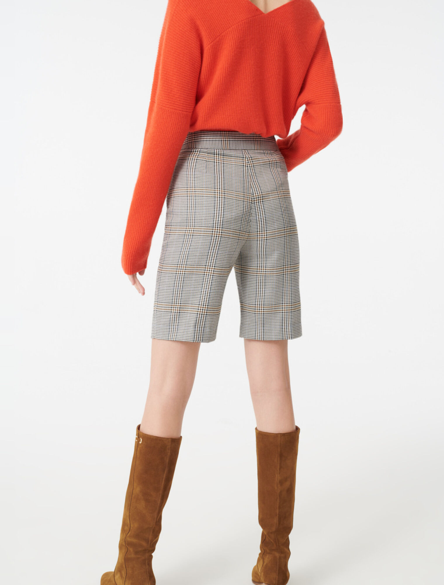 Pantaloncini biker a quadri