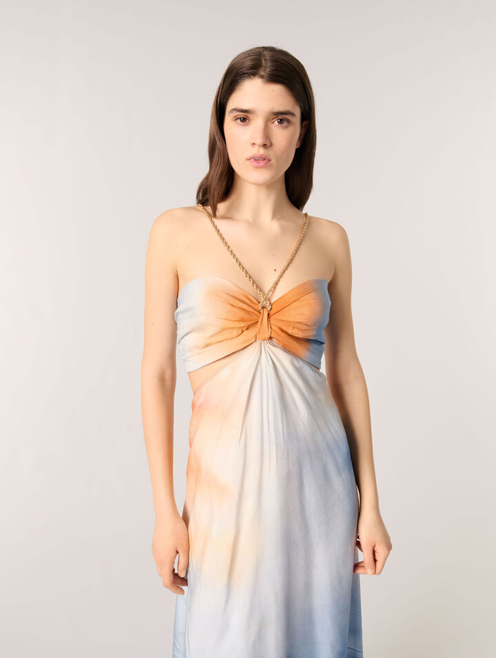 Abito lungo tie & dye