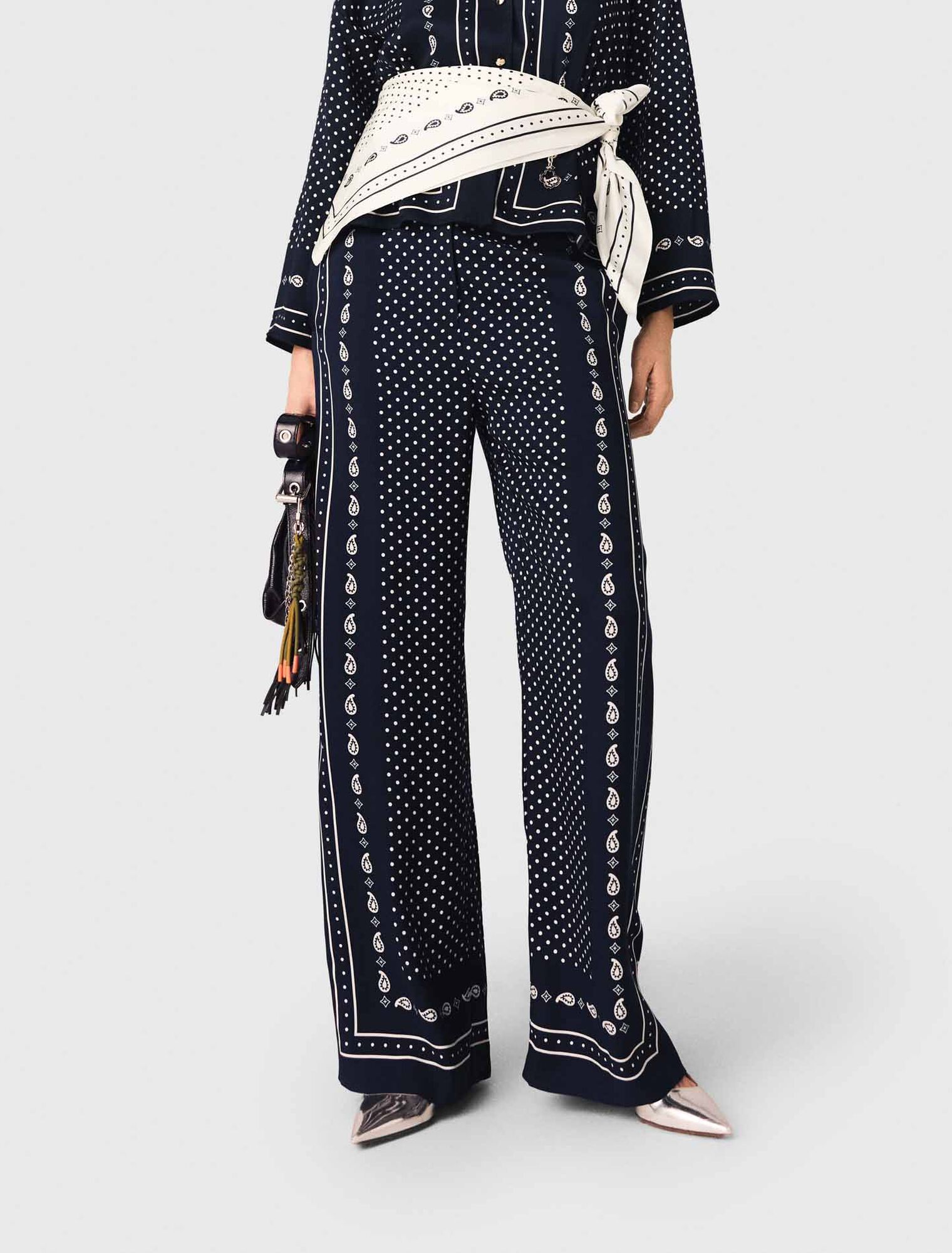 Pantaloni fluidi stampati