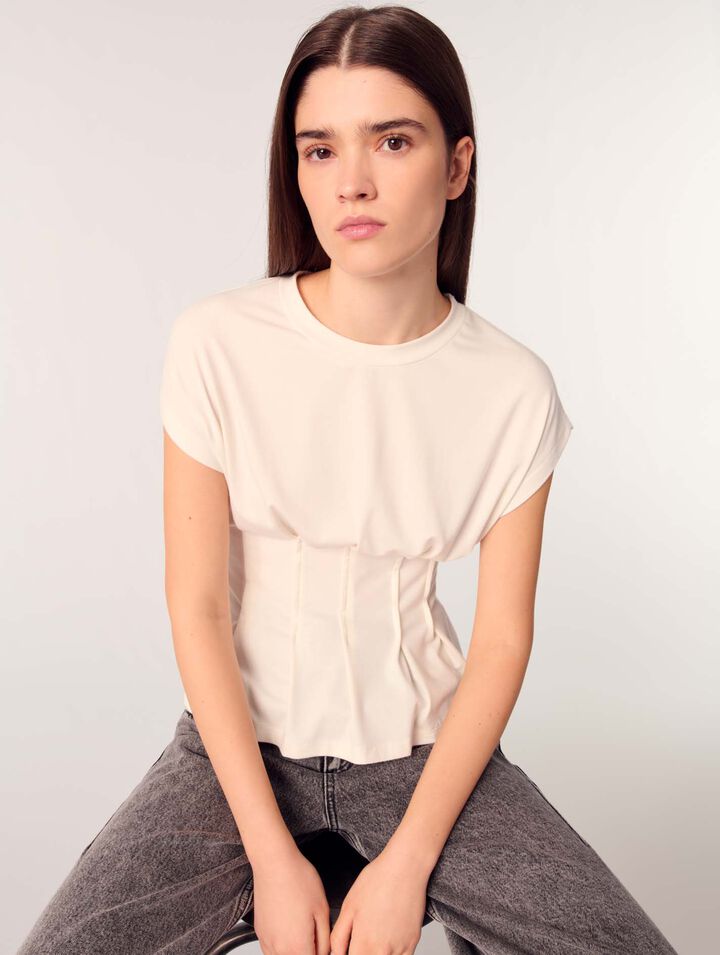 T-shirt con pinces
