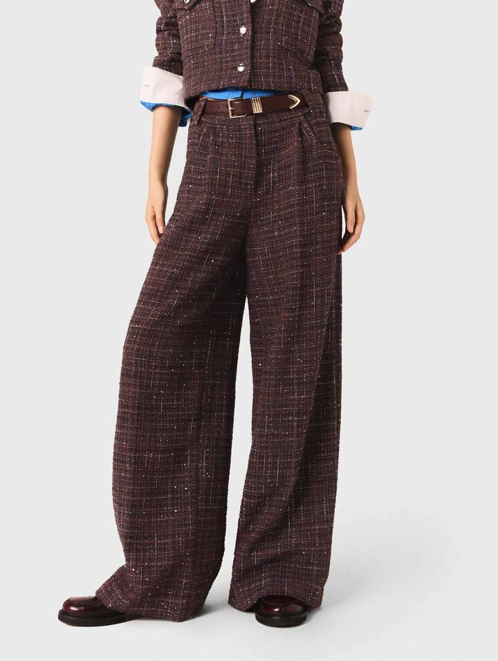 Pantaloni in tweed