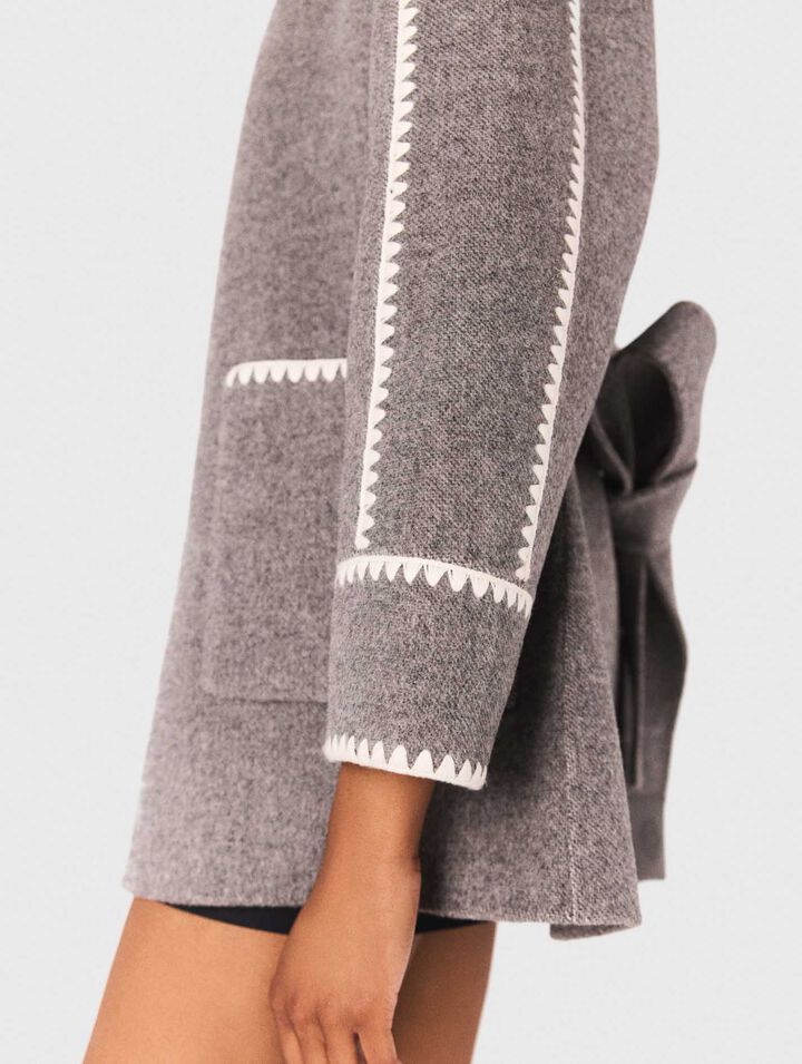 Cappotto corto double face