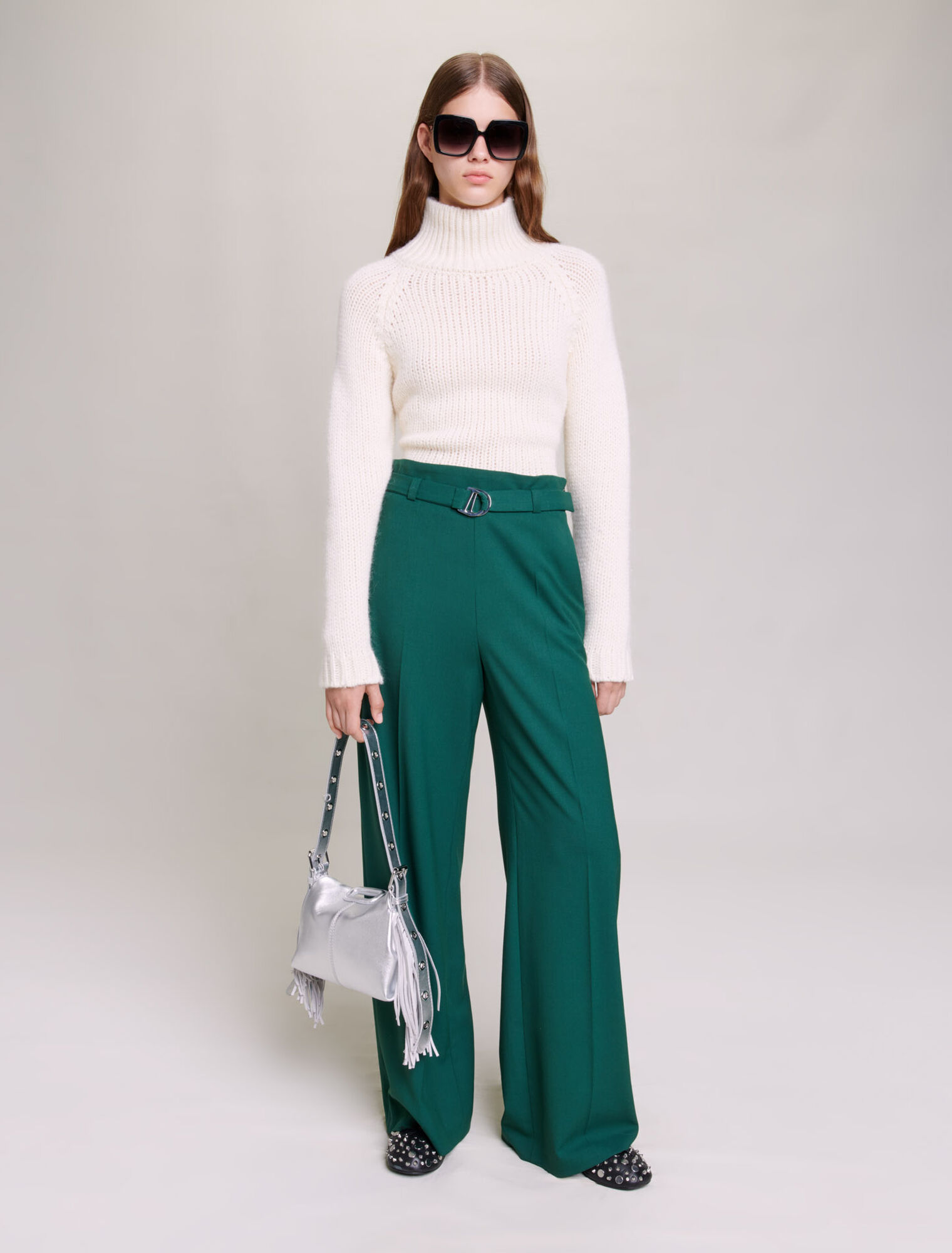 Pantaloni sartoriali larghi