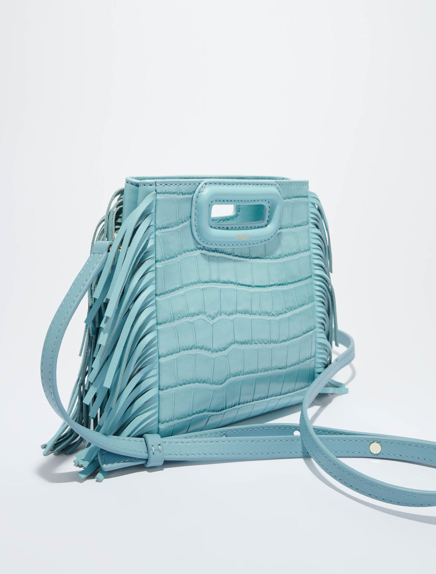 Borsa M Mini in pelle di coccodrillo