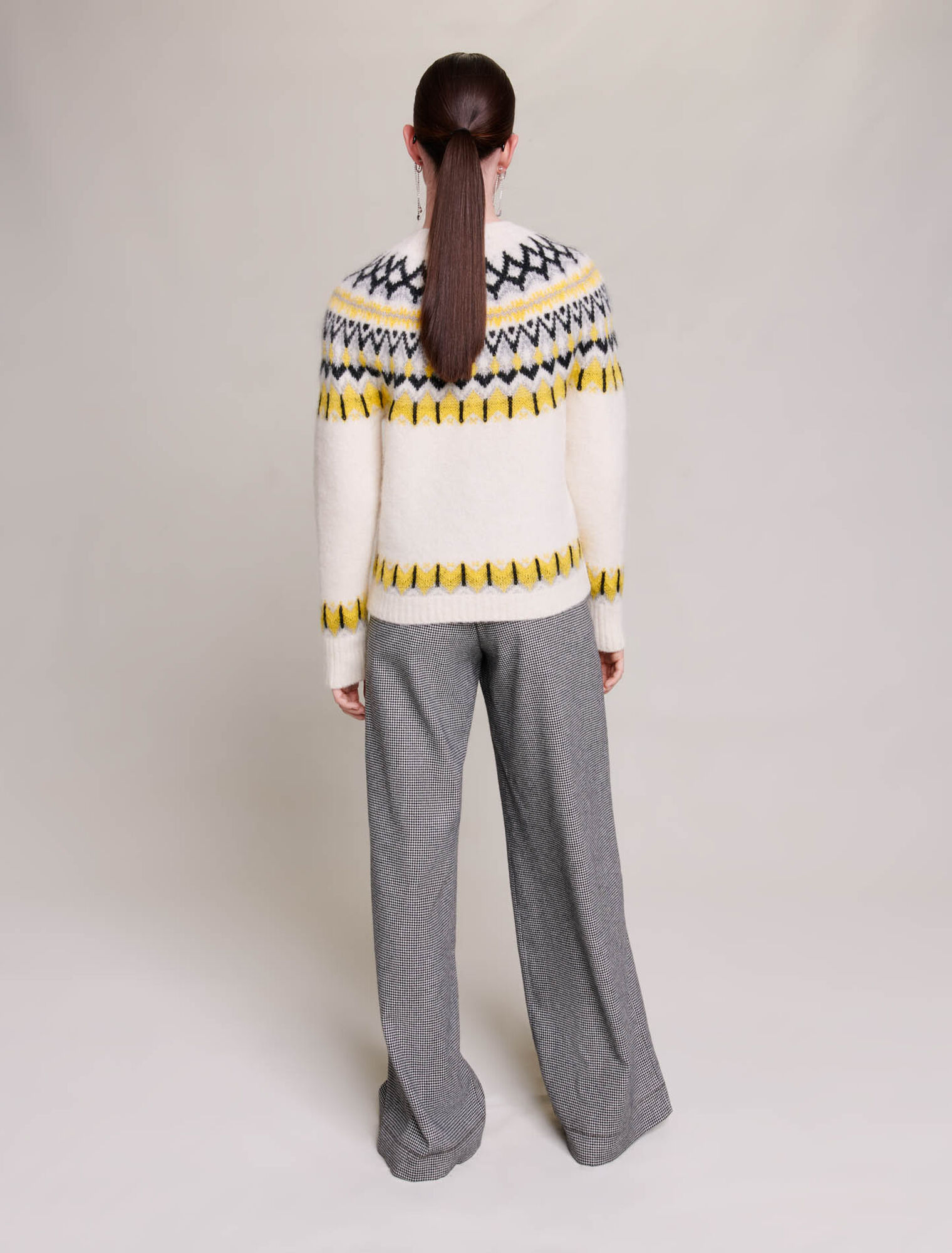 Maglione in lana jacquard