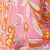 Imprime fleurs orange rose