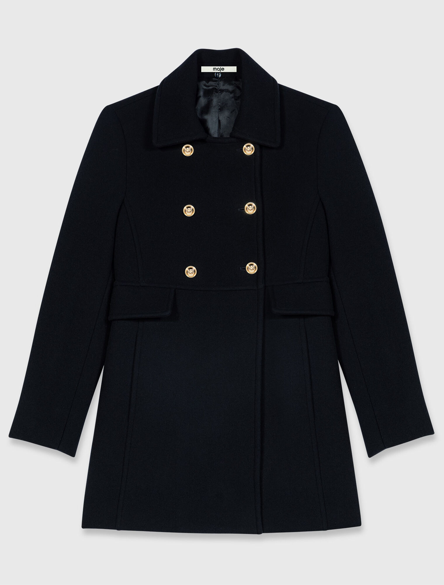 Cappotto in lana m&eacute;lange