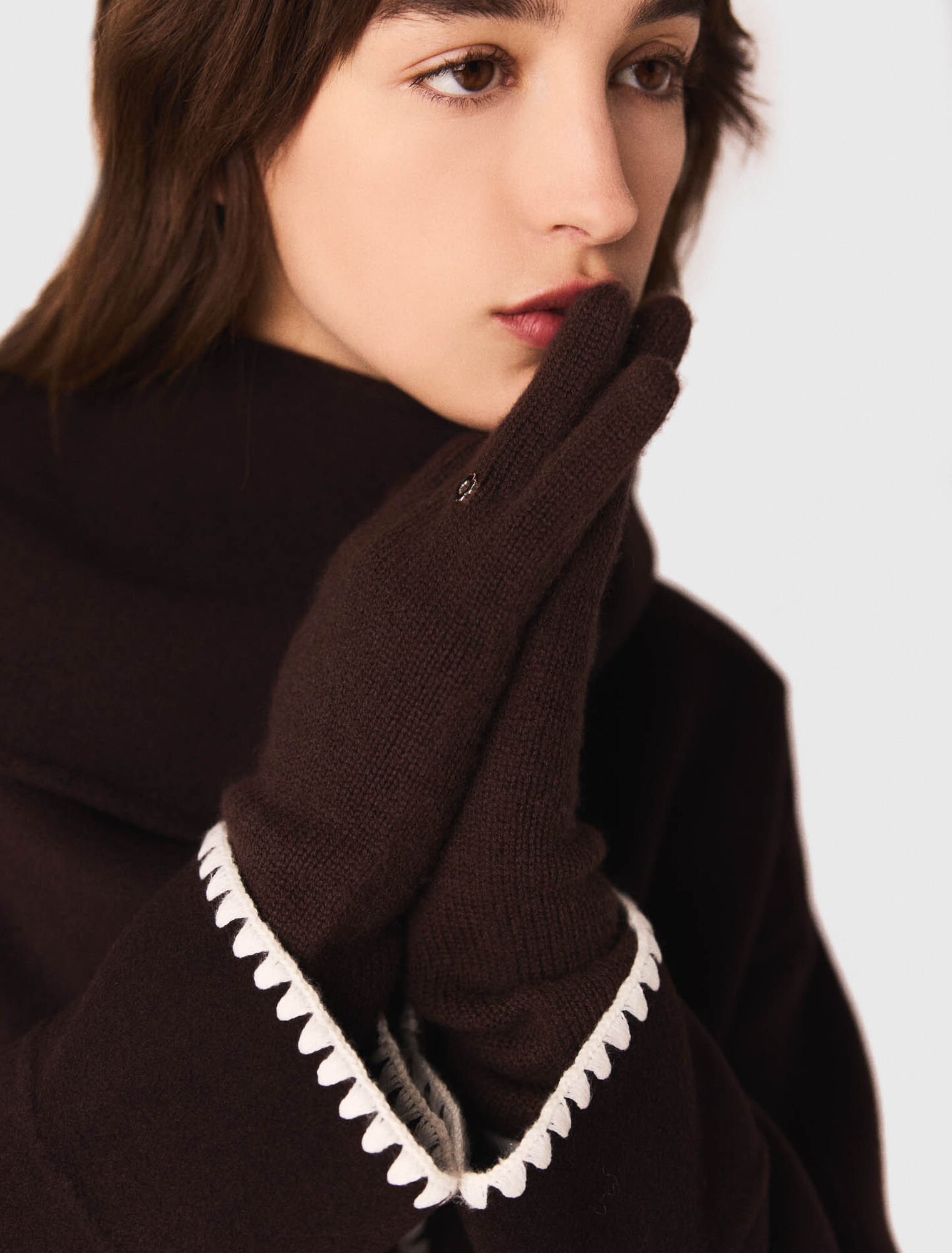 Cappotto double face ricamato