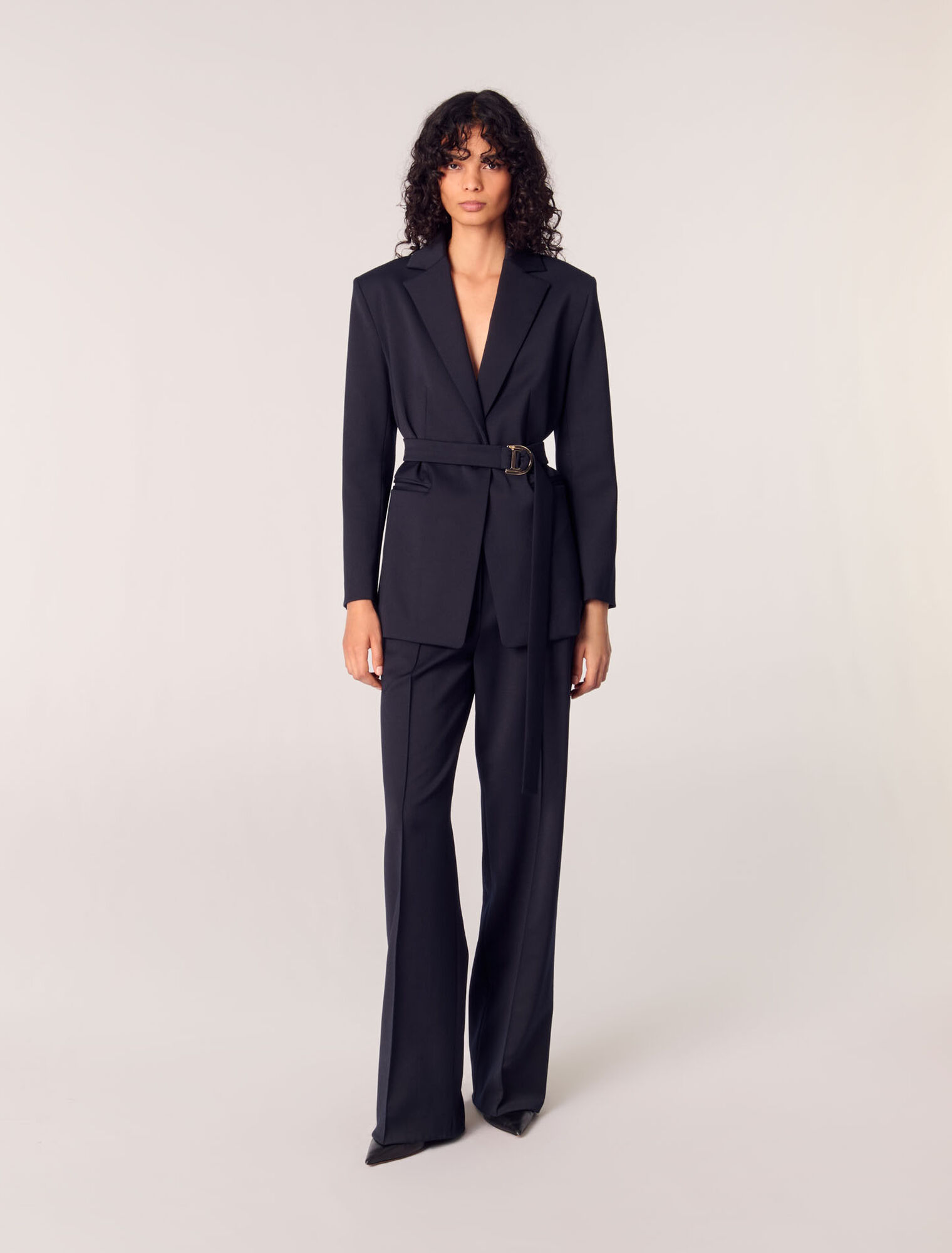 Giacca tailleur retro plissettato