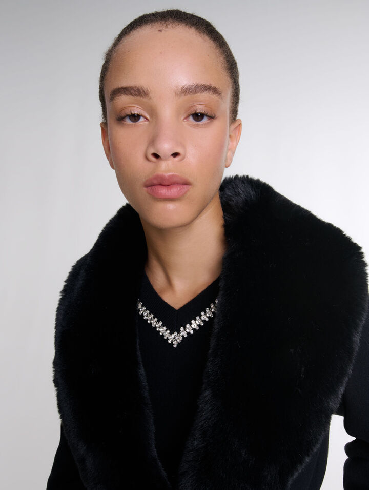 Cappotto double face medio lungo