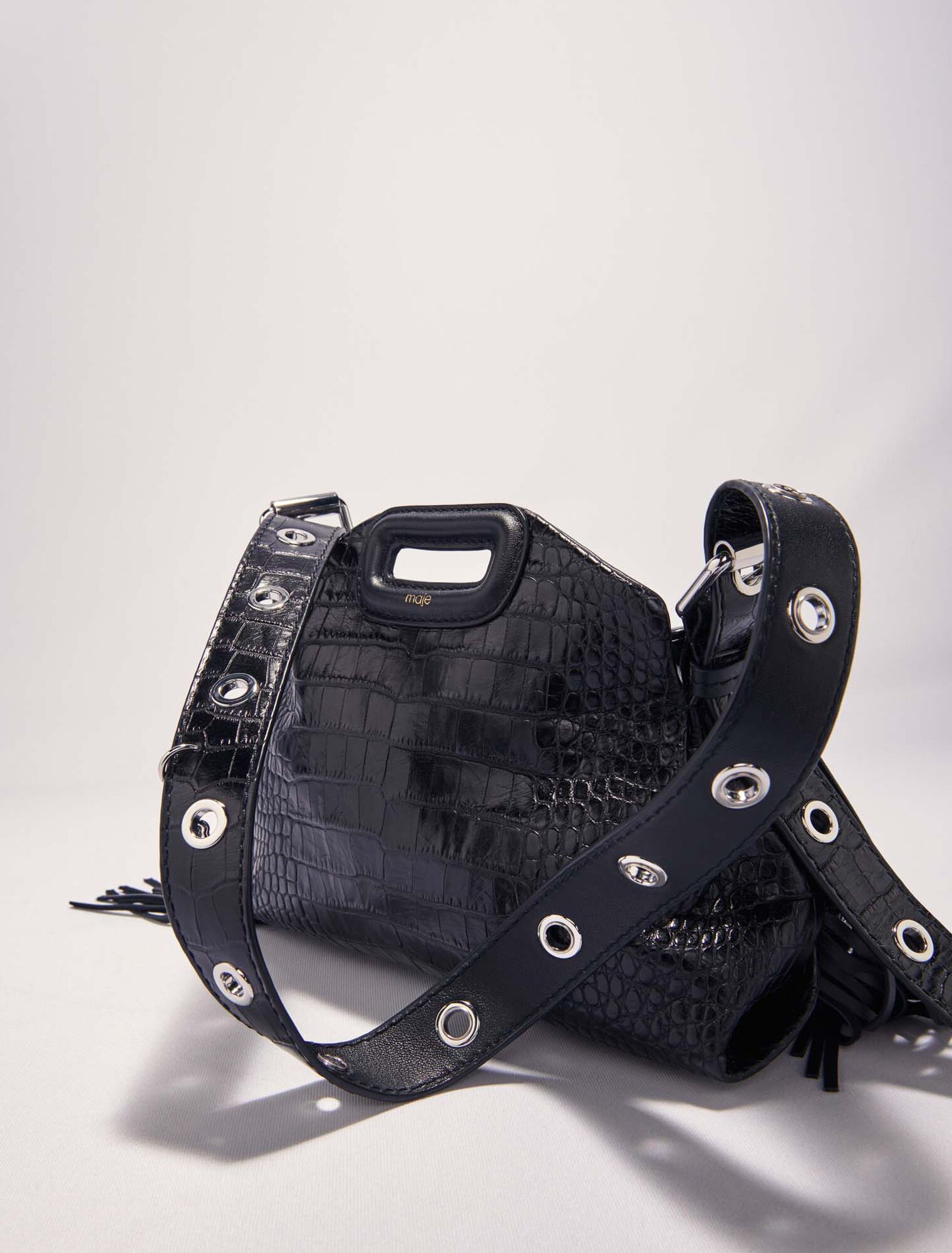 Borsa Miss M Mini in pelle goffrata