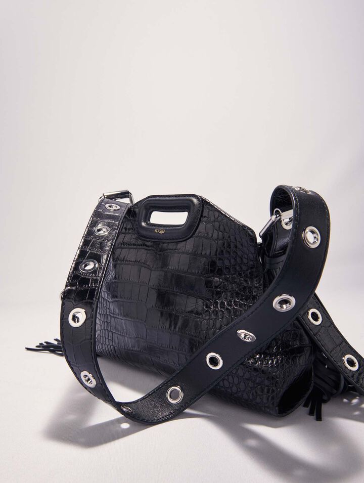 Borsa Miss M Mini in pelle goffrata