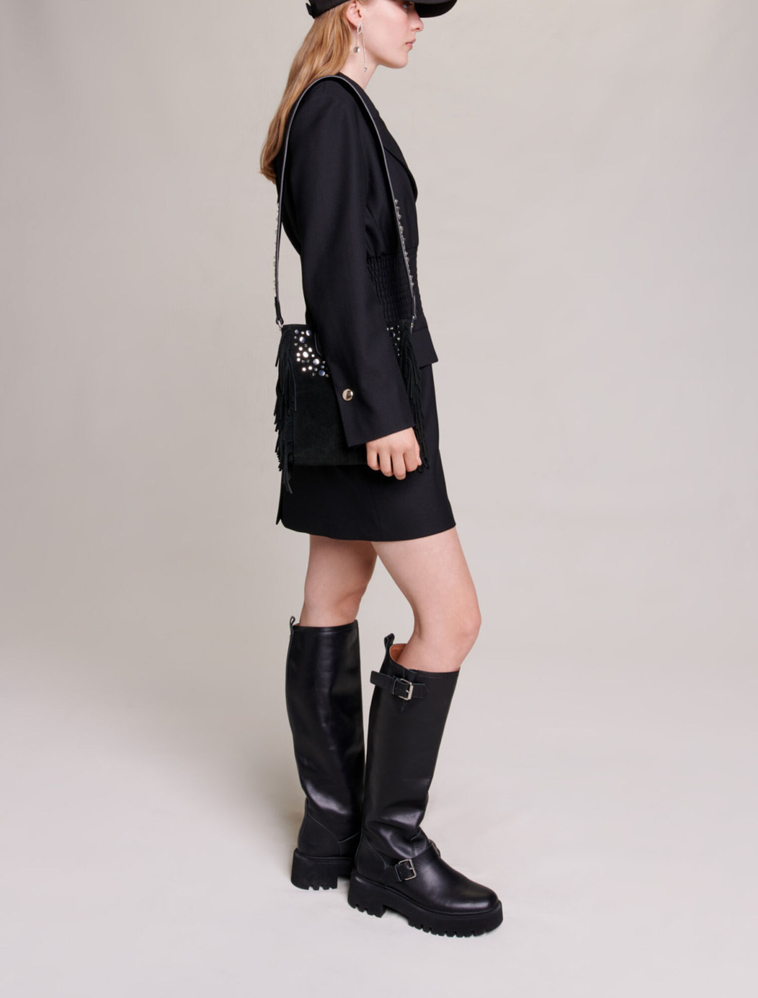 Abito corto punto smock