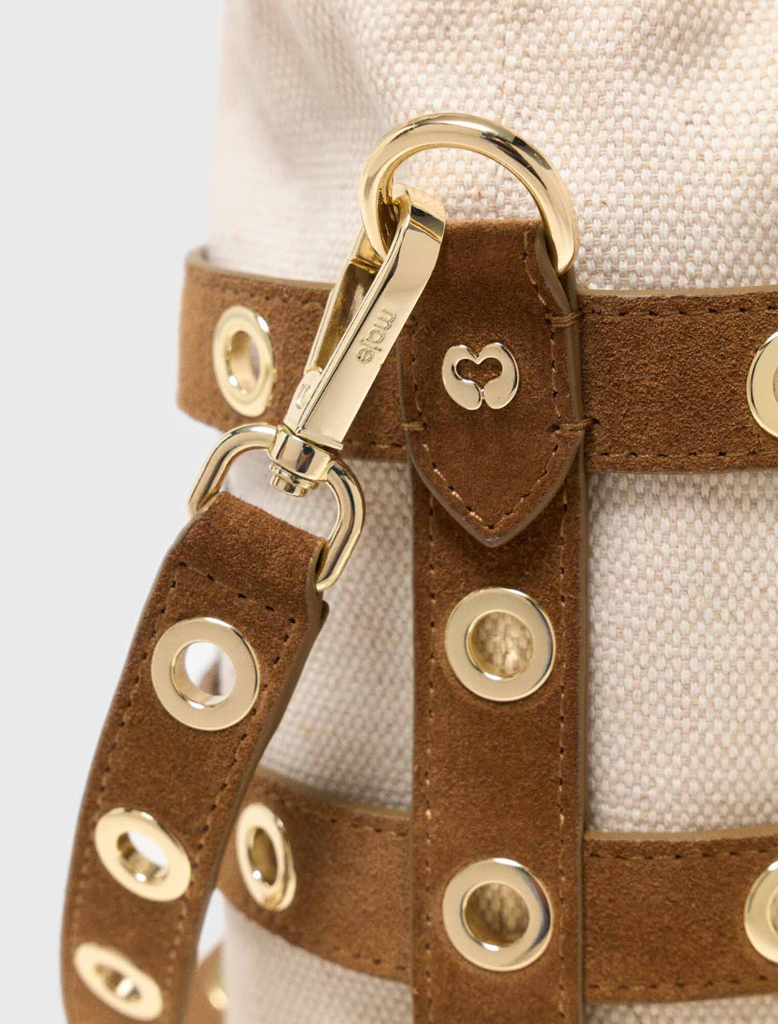 Borsa a secchiello Miss M camoscio