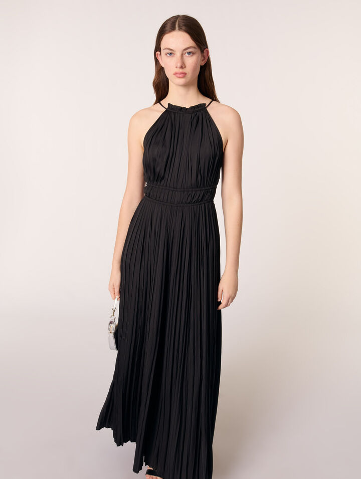 Tuta jumpsuit plissettata