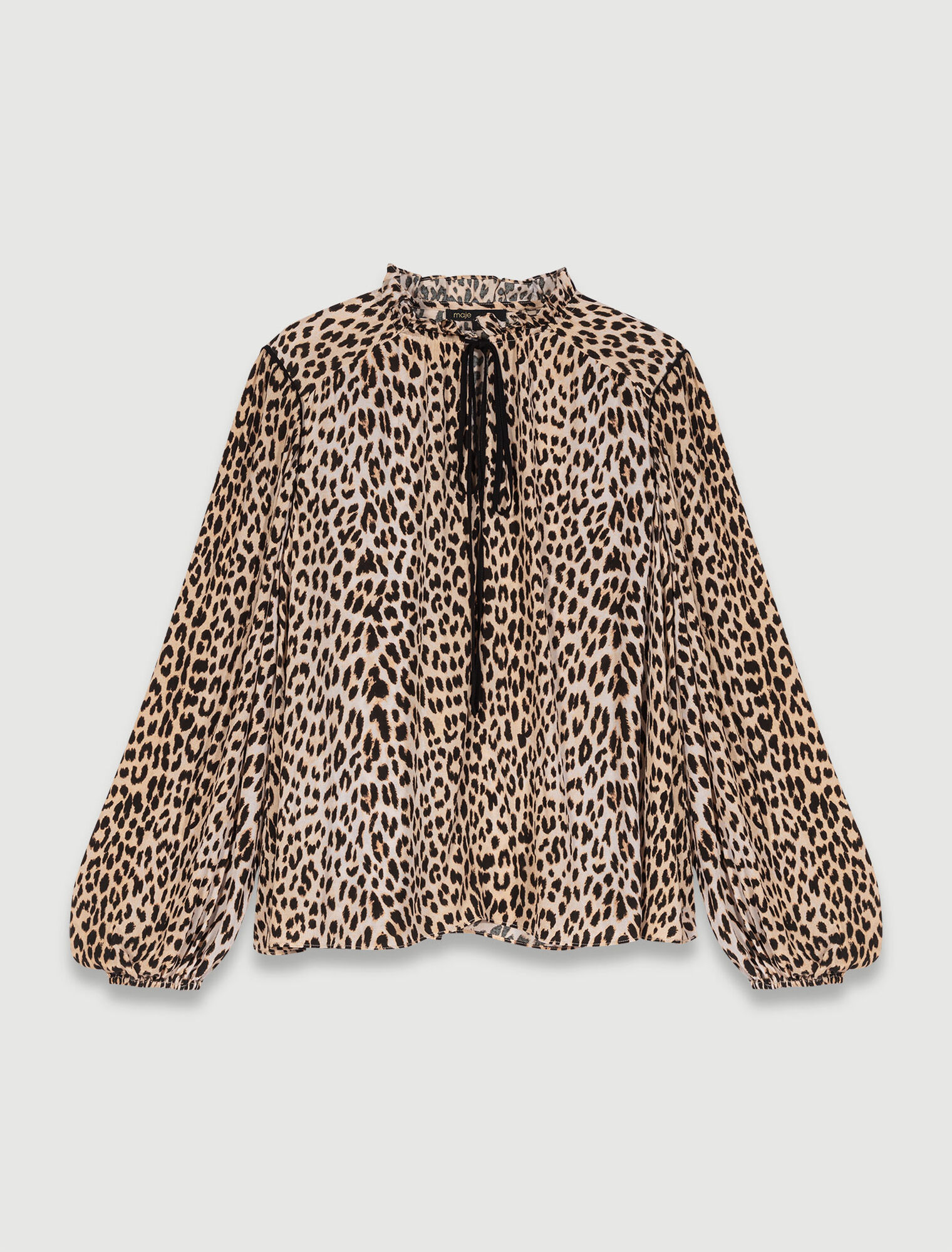 Camicetta con stampa leopardo