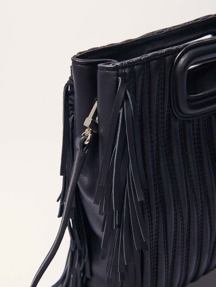 Borsa M pelle in pelle trapuntata