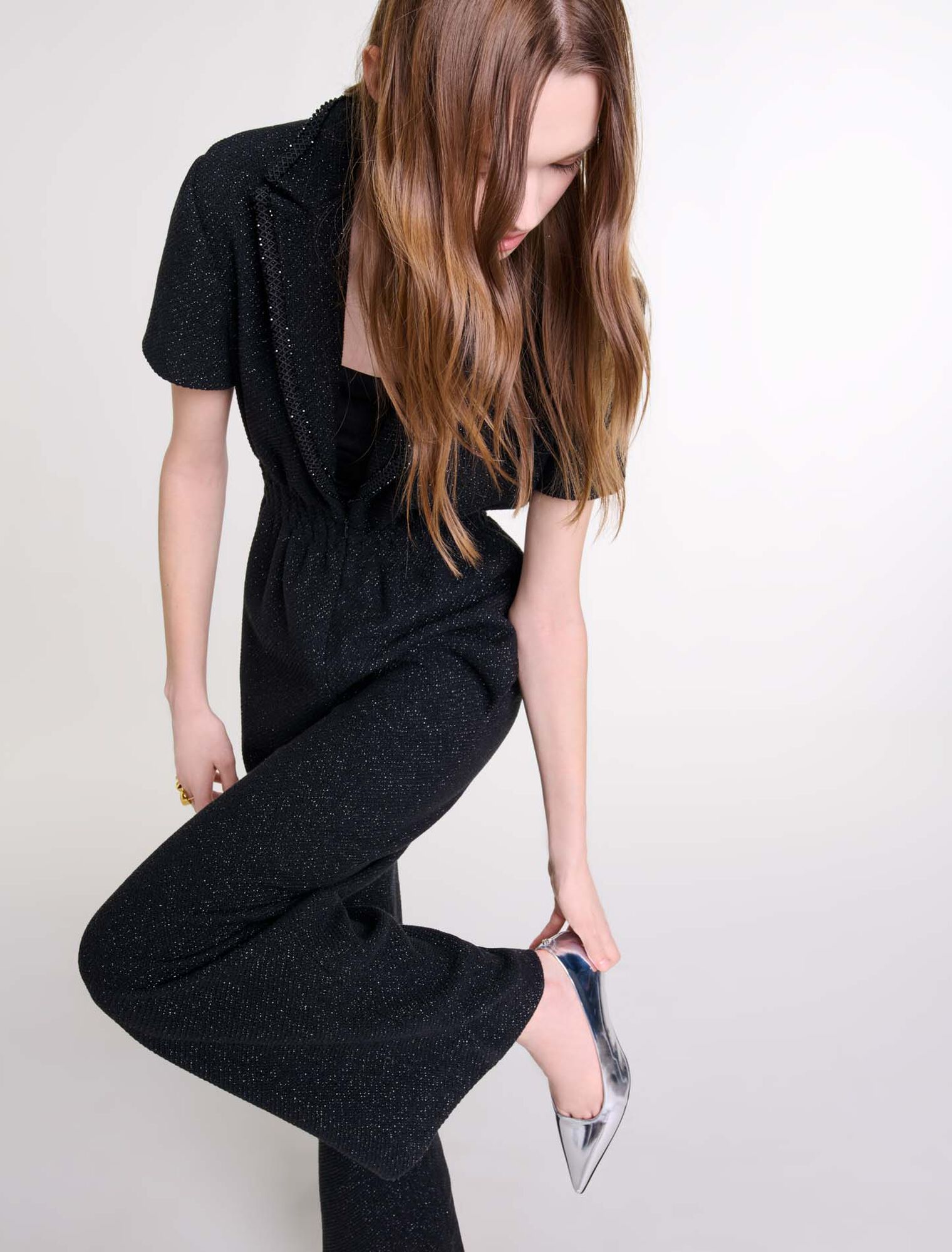 Tuta jumpsuit in tweed