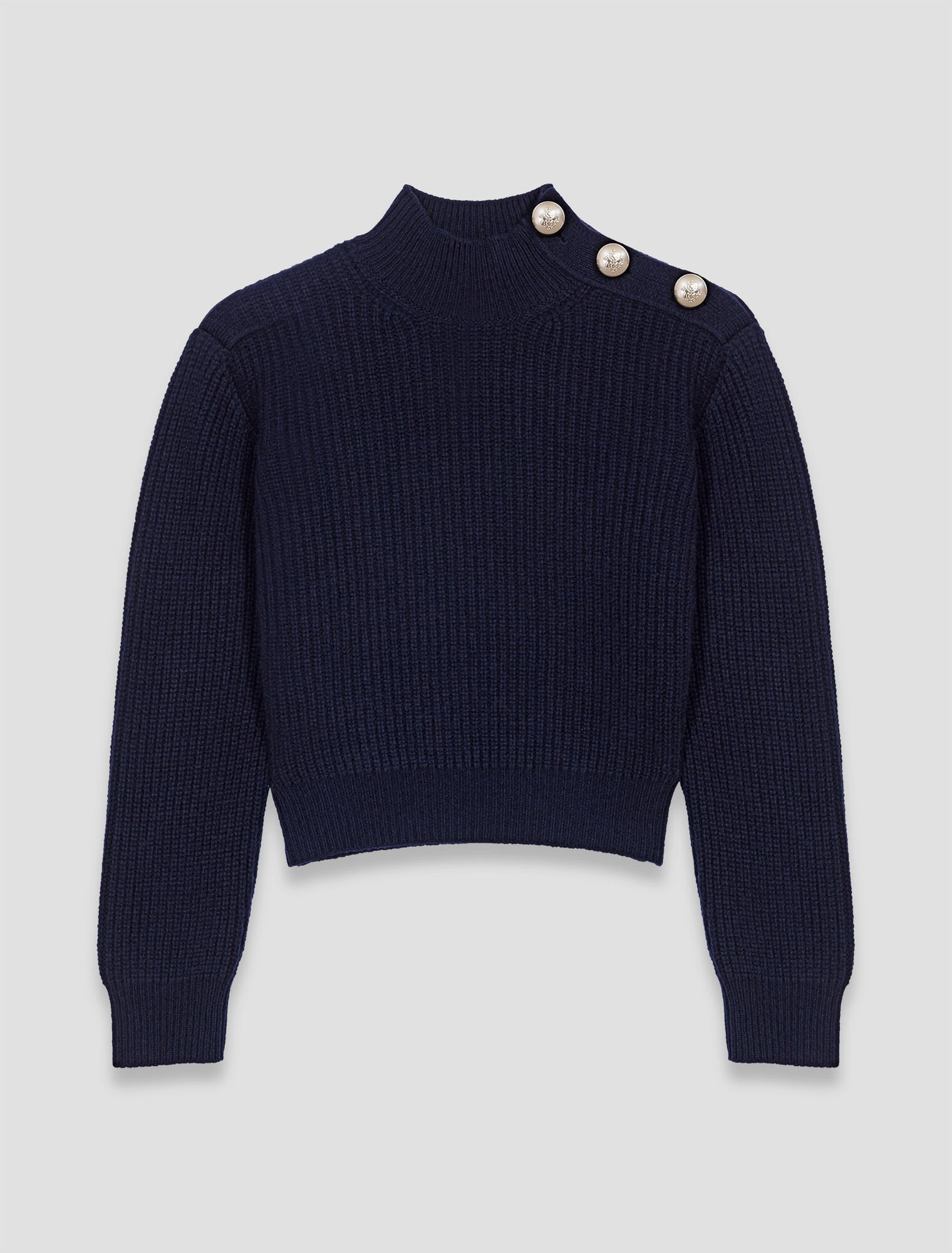 Maglione in lana a collo alto
