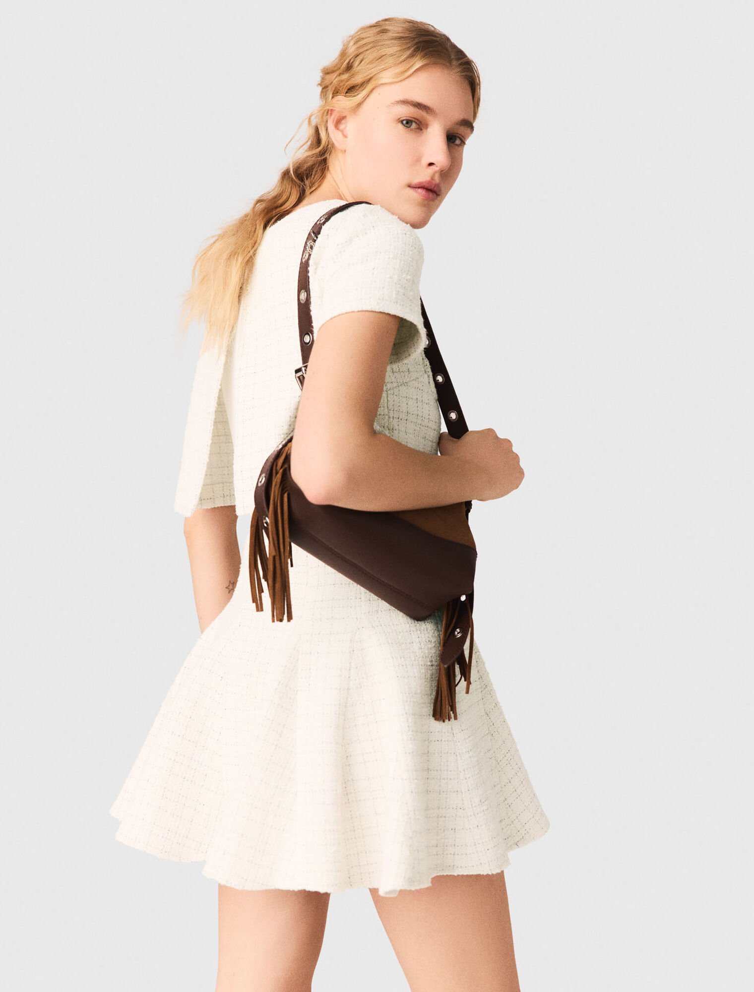 Abito 2 in 1 in tweed