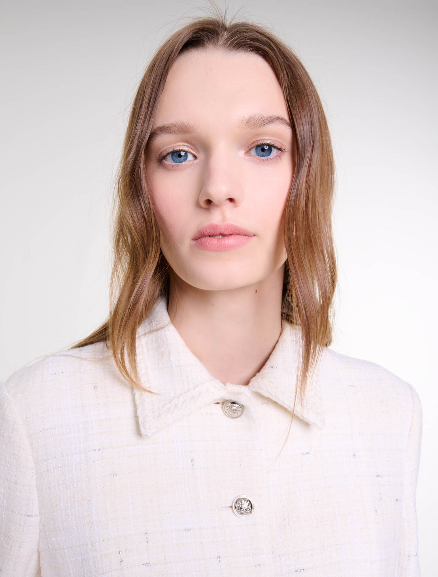 Abito corto in tweed