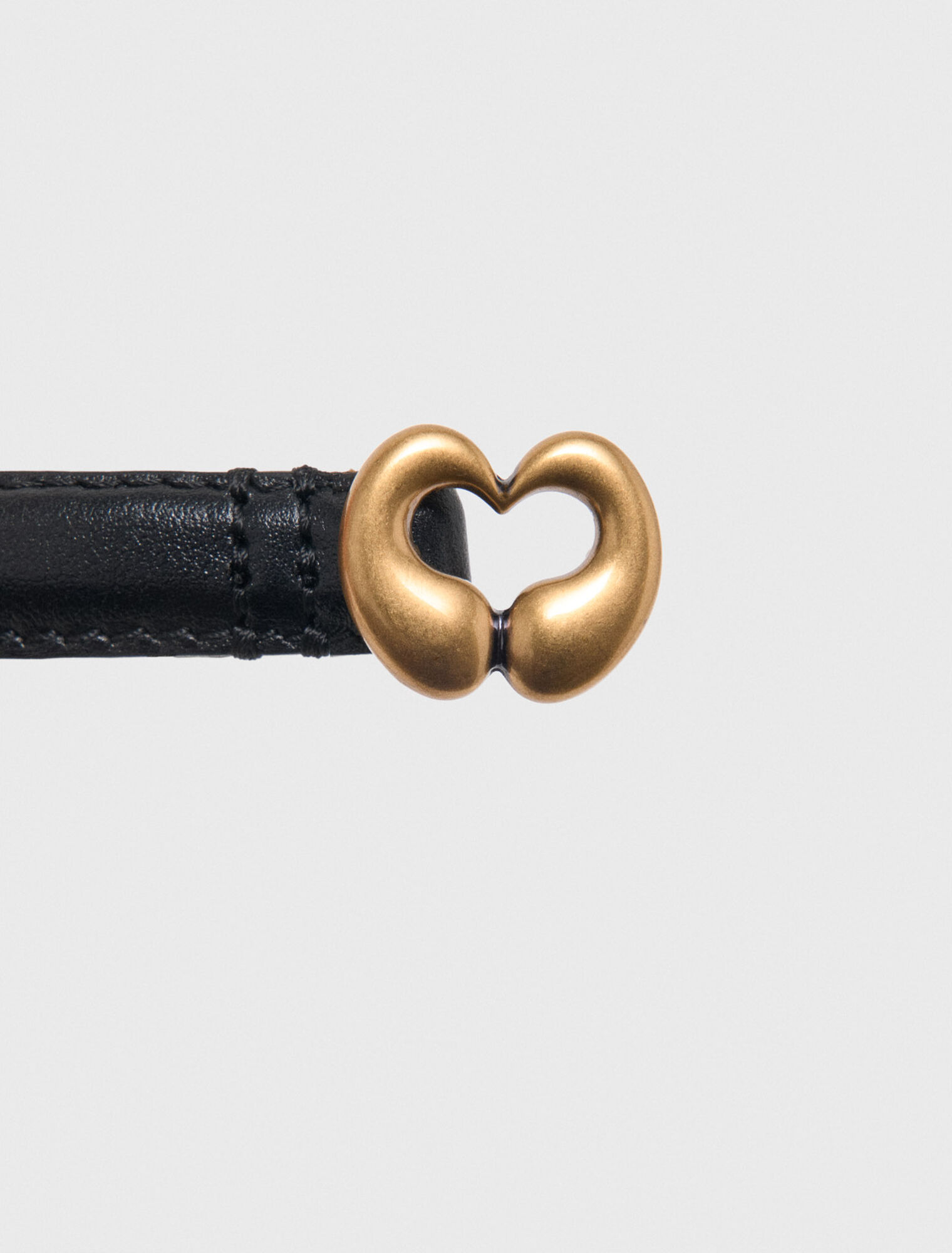 Cintura sottile in pelle