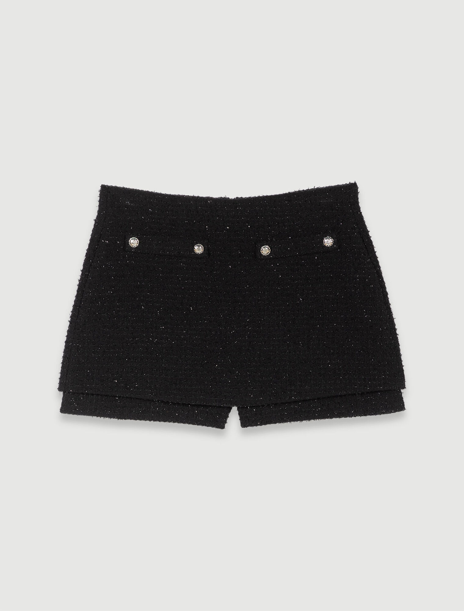 Shorts in tweed