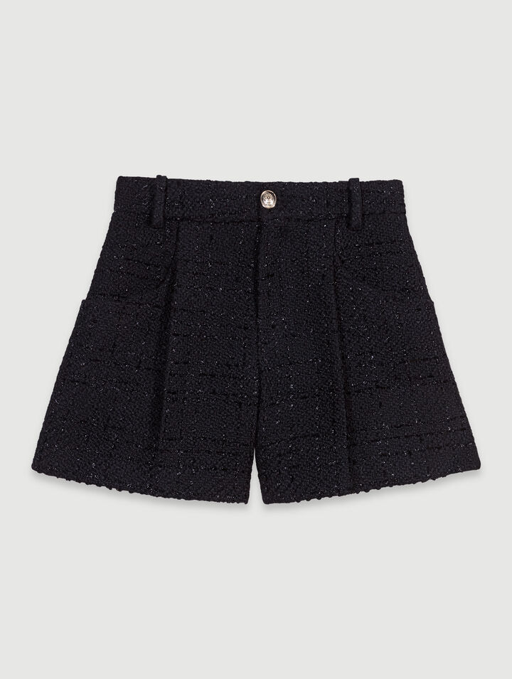 Pantaloncini in tweed