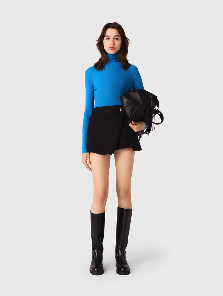 Shorts da tailleur trompe l'œil