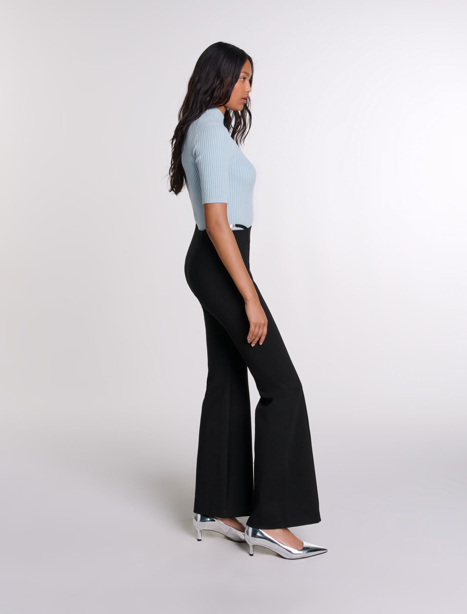 Pantaloni con dettaglio bijoux