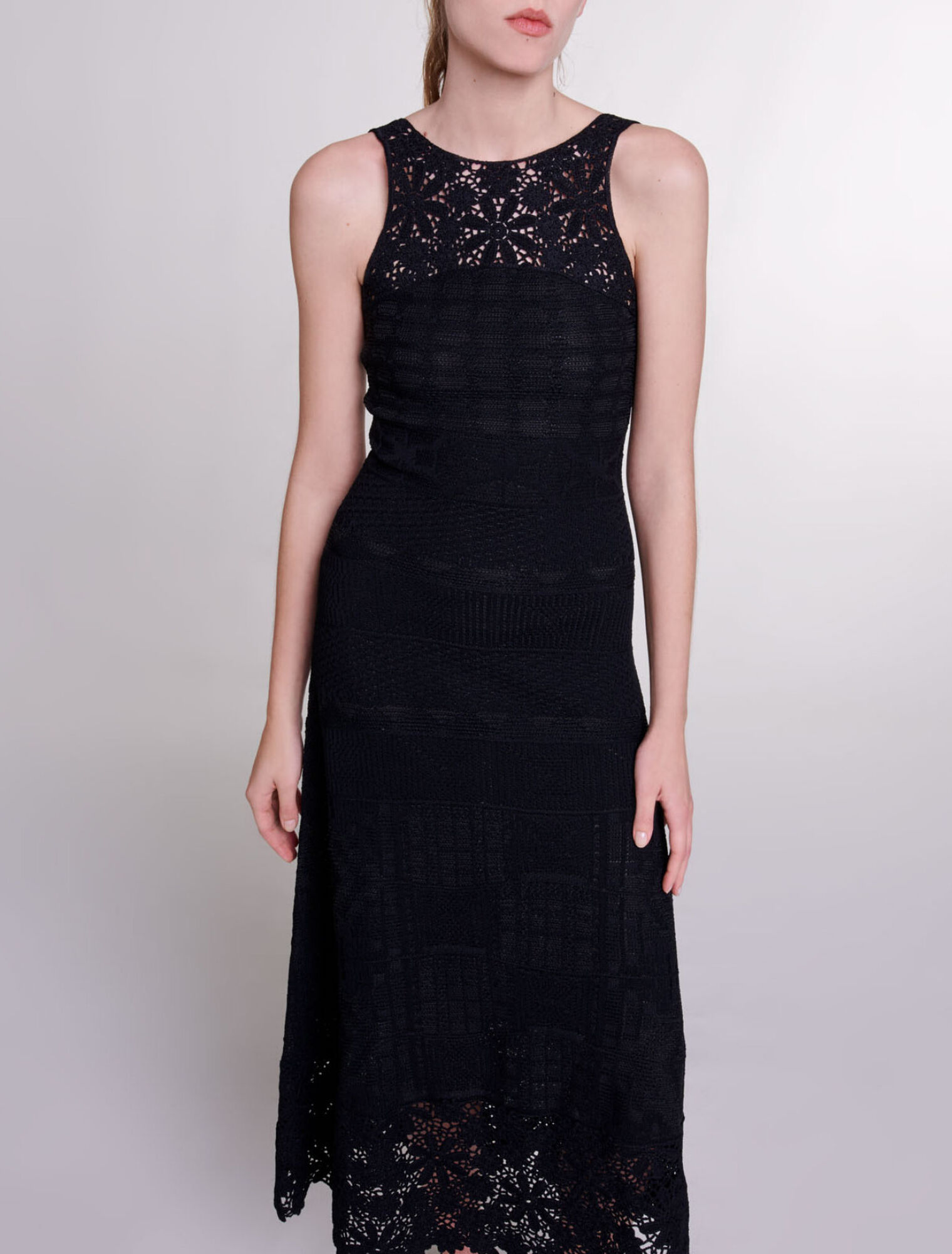 Abito lungo in crochet