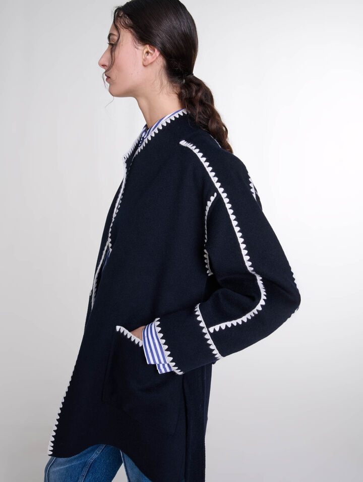 Cappotto corto double face
