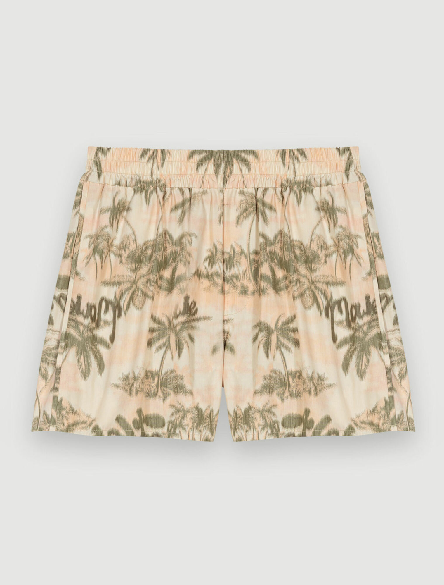 Pantaloncini con motivo a palme