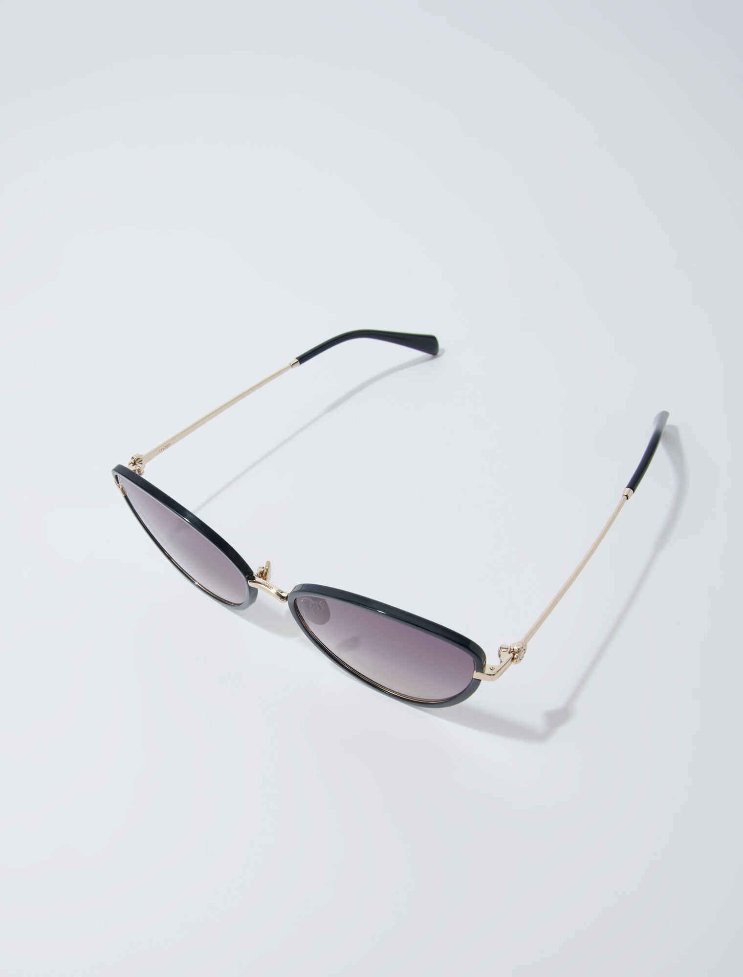 Occhiali tipo cat eye in metallo