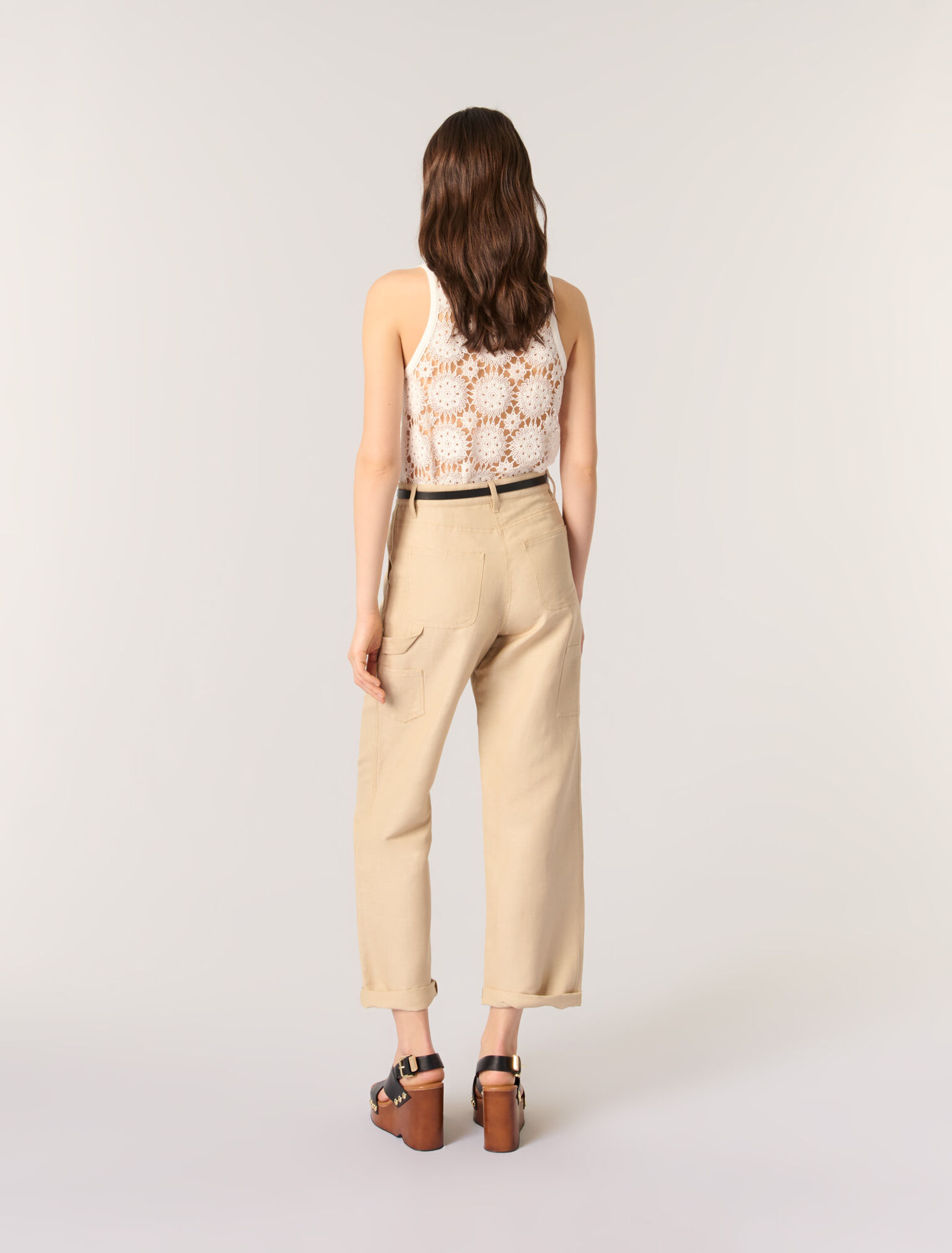 Canottiera con retro in crochet