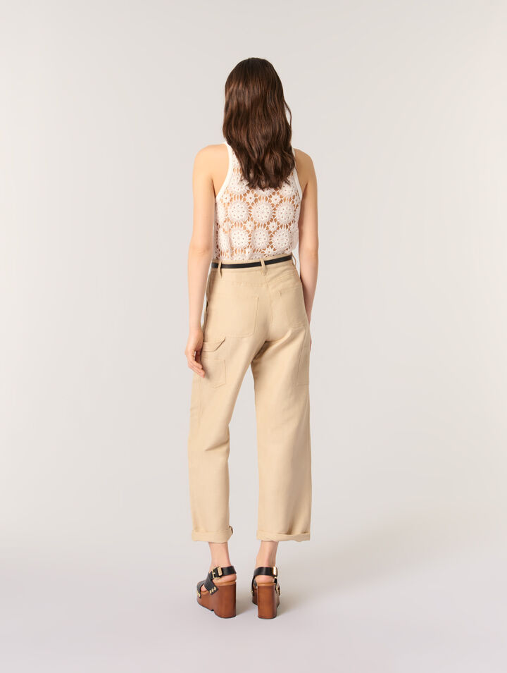 Canottiera con retro in crochet