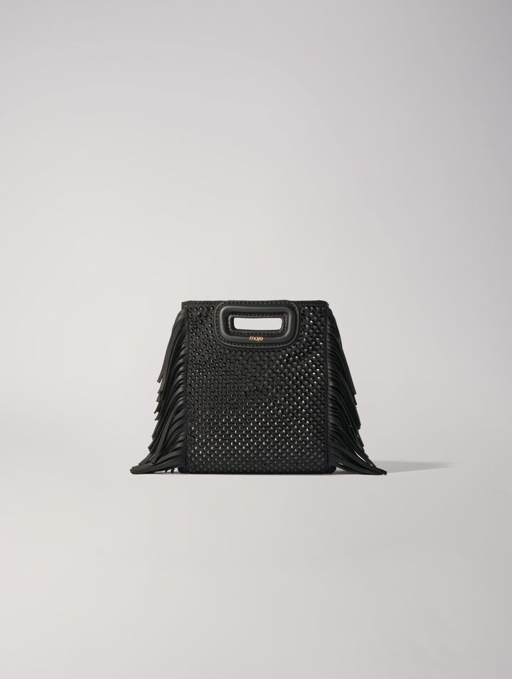 Borsa M mini con strass