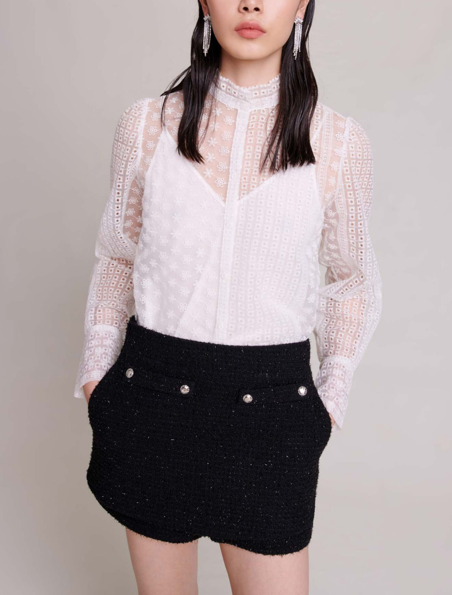 Camicia trasparente