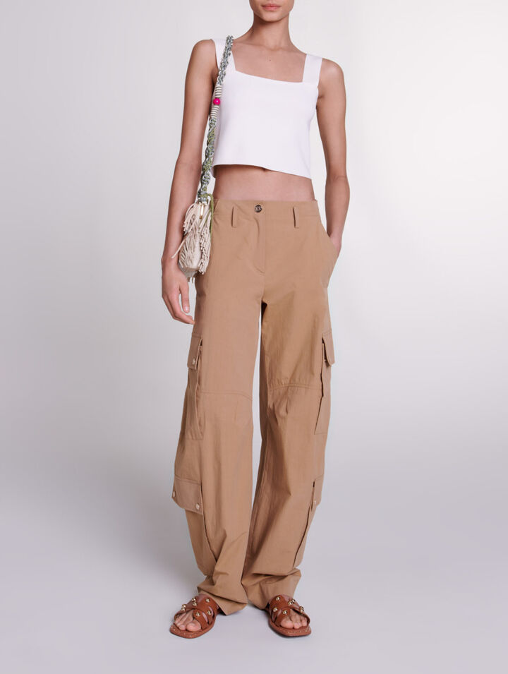 Pantaloni cargo con tasche