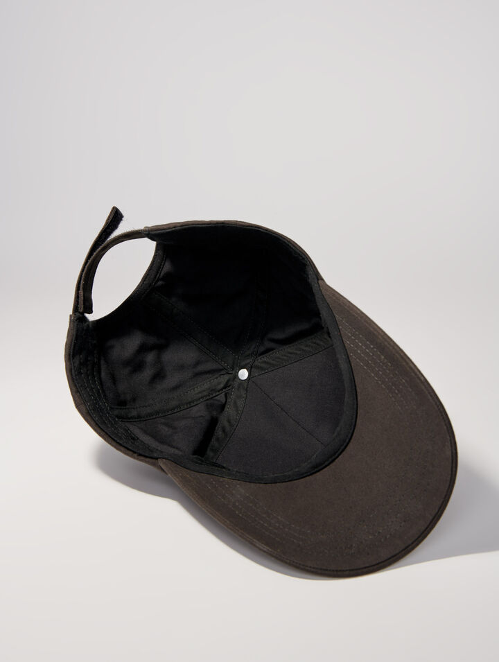 Cappellino in cotone con logo Clover