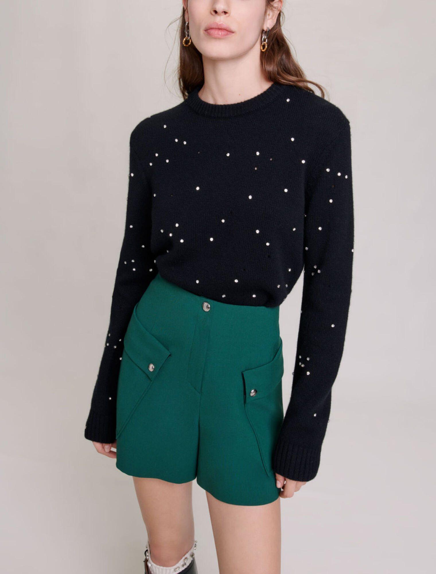Pantaloncini strutturati con tasche