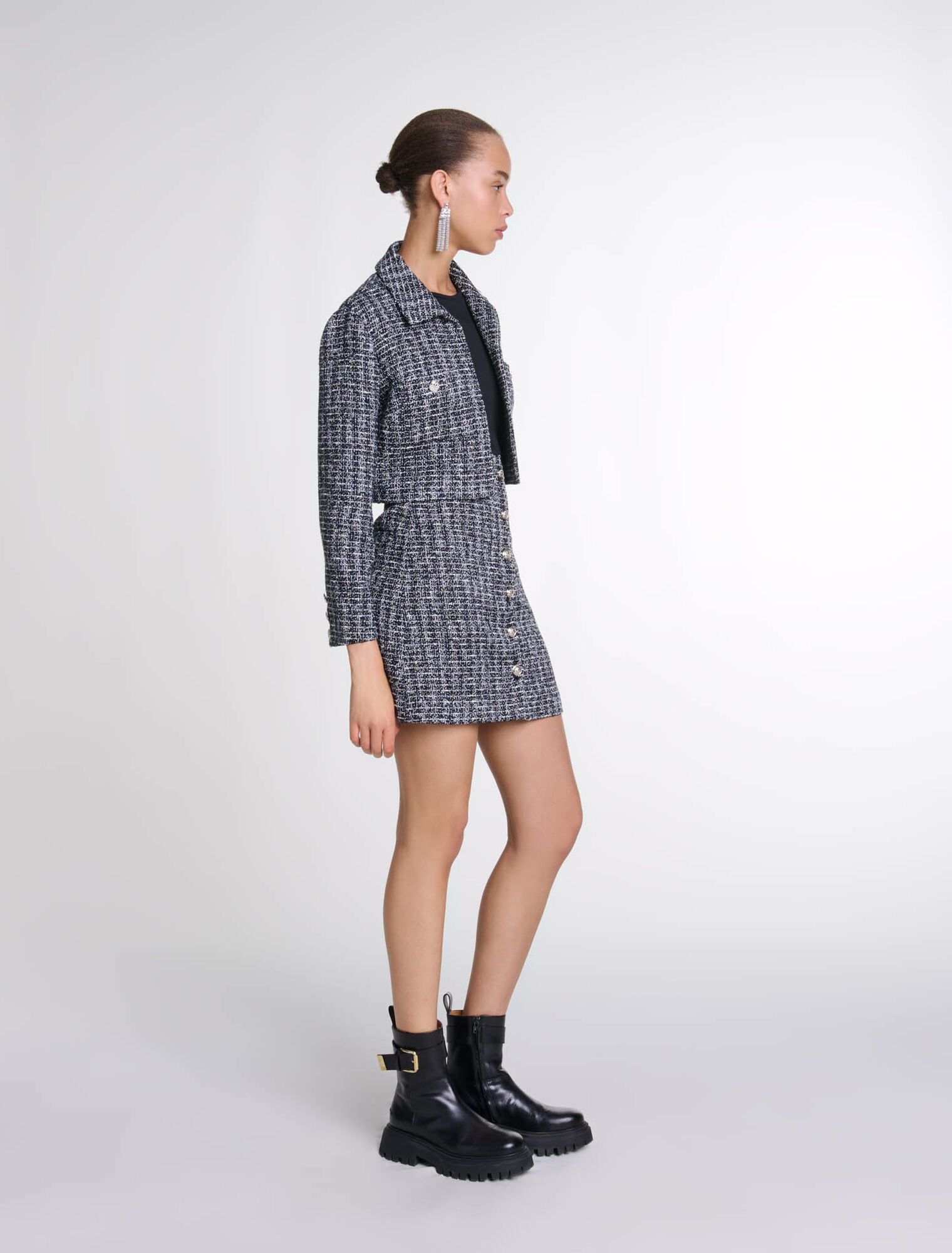 Abito 2 in 1 in tweed