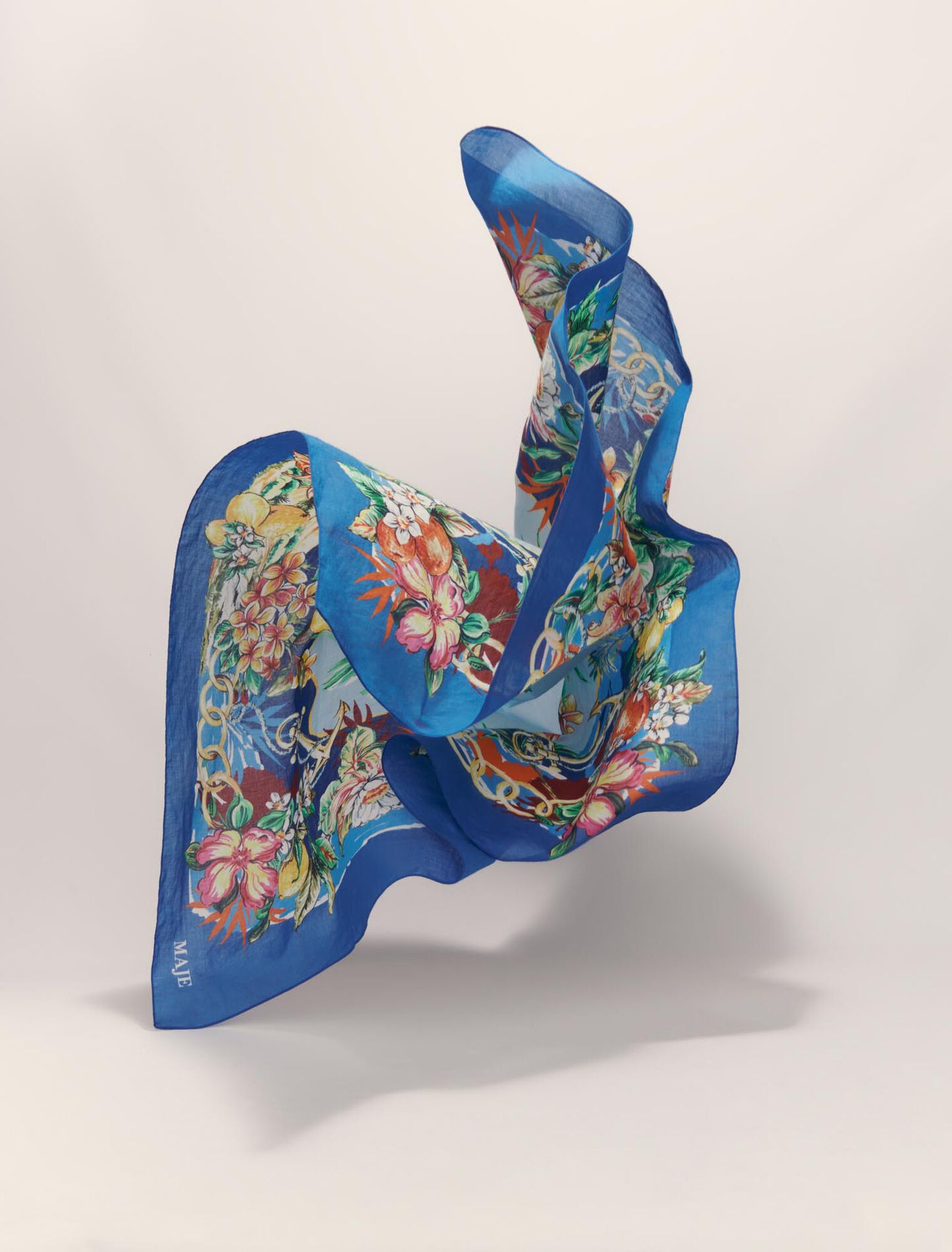 Foulard 90x90cm in cotone stampato