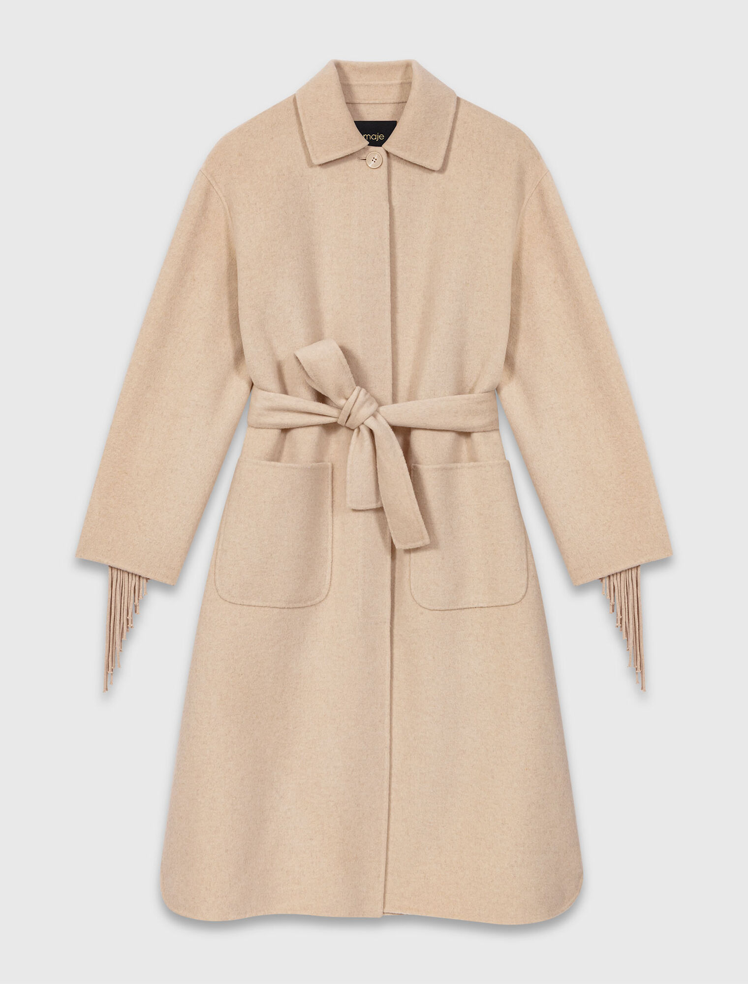 Cappotto lungo in lana
