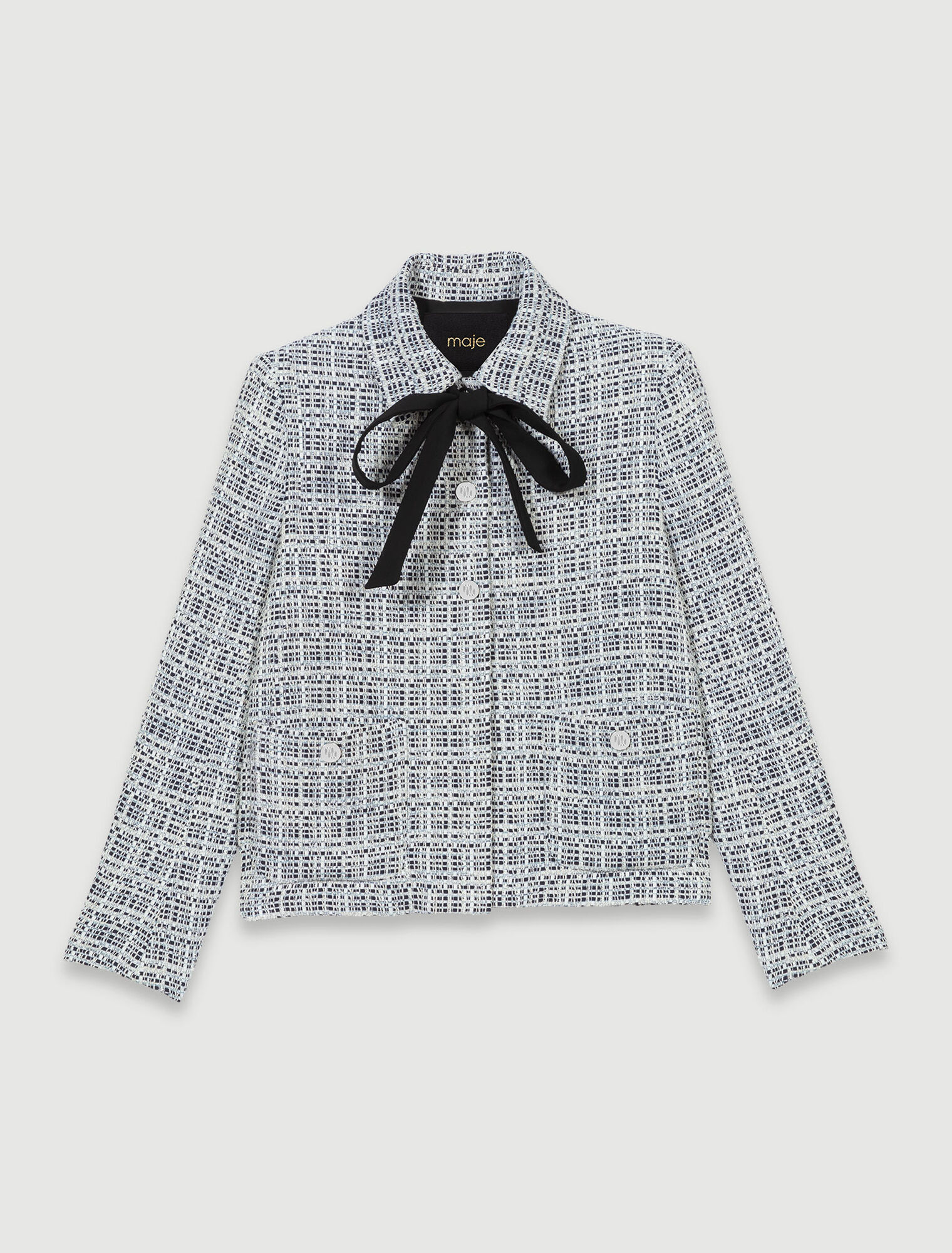Camicia effetto tweed