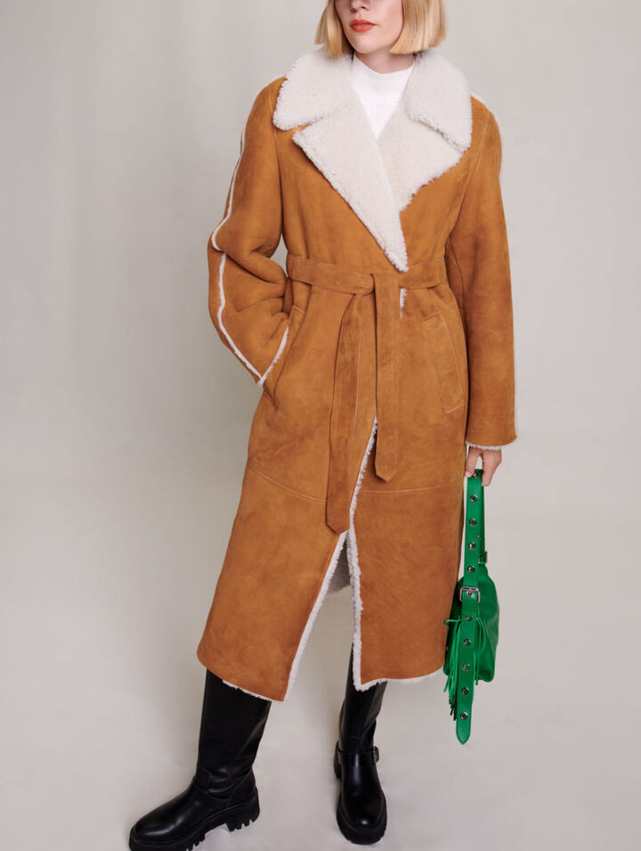 Cappotto lungo in montone