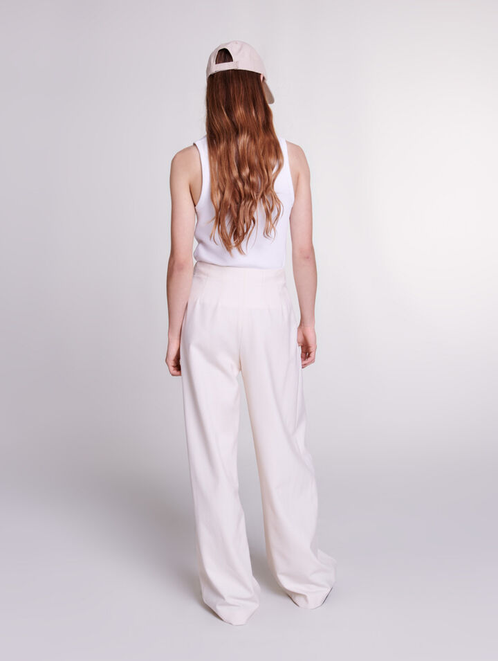 Pantaloni da tailleur larghi